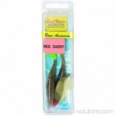 Bass Assassin Saltwater 4 Red Daddy Spinner Lure, 2-Count 553164622